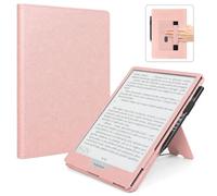 RSAquar Case for Pocketbook InkPad One 10.3 Inch PB1030 2026 Rose Gold | PU Leather Cover, Auto Sleep/Wake Function, Hand Strap, Pen Pocket and Flip Stand
