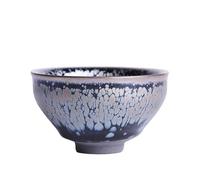 RSBFER Beautiful Jianzhan Tea Cup, 4.4OZ Chinese Ceramic Tenmoku Teacup Handmade Fancy Glaze Kungfu Tea Cup