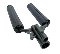 RSBFER Landmine Handle Attachment, Shoulder Press Bar Handles with Foaming Padding, Strength Training Equipment Fits 1 & 2 Inch Olympic Barbell for Squat, Shoulder Press