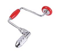 RSBFER Swing Bit Brace, 2jaw Hand Drill Manual Hand Crank Drill, Various Specifications Hole Punch Tool for Wood Plastic Acrylic,12 inch