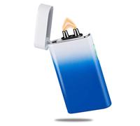 RSBYE Electric Arc Lighter Rechargeable USB C Lighter Electric Plasma Lighters Windproof Lighters Fancy Cool Lighteres for Candles, Fireworks, Incense (Blue and White)