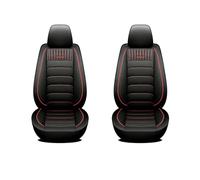 RSCBB 2 Pcs Front / 5 Seats Complete Set Car Seat Covers For Chrysler Concorde, All-Weather Use Car Seat Covers Waterproof Wear-resistant, 2 Front row Black red