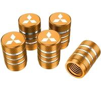 RSCBB 4 Pcs Tyre Valve Caps for Mitsubishi Pajero Mini, Car Accessories Leak-Proof Anti-corrosion Dust Valve Caps,D