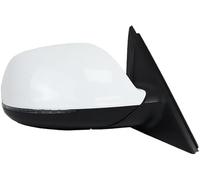 RSCBB Left/Right Car Door Rearview Mirror Assembly for Audi Q5 2016 2017 2018, Automatic Folding Exterior Doors Rearview Side Mirrors,white-right-6 Wire