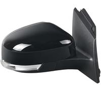 RSCBB Left/Right Car Door Rearview Mirror Assembly for Ford Focus 3 MK3 2012 2013 2014 2015 2016 2017 2018, Automatic Folding Exterior Doors Rearview Side Mirrors 12 Wire,Black-Right