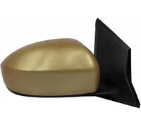 RSCBB Left/Right Car Door Rearview Mirror Assembly for Nissan Tiida Hatchback 2011 2012 2013 2014 2015, Automatic Folding Exterior Doors Rearview Side Mirrors,gold-right-5 Wire