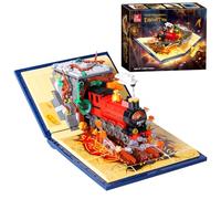 RSDHFLY Magic Light Railway Kit 889 Safe And Fun Building Blocks For Kids
