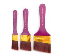 RSET-9358 | 3pc Burgundy Taklon Large Area Angular Brush Set