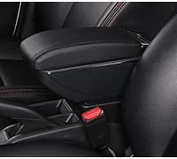 RSFIL Car Armrests Car Armrest Box For Ford For Fiesta MK7 2009-2019 Centre Console Box With Cup Holder Car Retrofit Interiors Accessories (Color : B AIl Black)