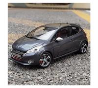 RSFIL Scale Model Vehicles 1:18 For Peugeot 208 GTI Scale Diecast Car Large Toy Vehicle Collectible Model Car Gift Gray