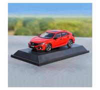RSFIL Scale Model Vehicles 1:43 For Honda Civic Diecast Model Car Alloy Mini Vehicle Finished Car Collectible Toy Car Gift Red