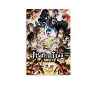RSFUUIE Attack On TitanPoster Canvas Art Oil Painting Wall Painter Home Music Album Celebrity Painting Classical Decorative Wall ArtUnframe-style-712x18inch(30x45cm)