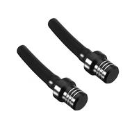 RSG 2PCS Gas Fuel Cap Air Vent Hose Universal CNC Tank Valve Vent Tube with Chekc Ball Aluminum Breather for 50cc 110cc 70cc 125cc ATV Motorcycle Dirt Pit Quad Bike Motocross Black