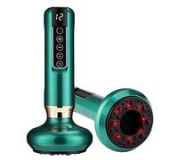 RSGK Electric Cupping Massage, Guasha Scraping Body Massager, Vacuum Cans Suction Cup Heating Massager, Fat Burner Slimming Heating Therapy Physiotherapy