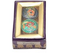 RSGM Chakra Natural Amber Solid Perfume for Unisex With Blend of Herbal Extracts & Natural Essential Oil - 4gm (Vanilla)