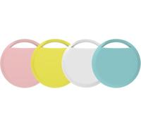 RSH Air Tracker Tag Bluetooth Item Finder, Compatible with Apple Find My APP (iOS Only) Replaceable Battery, IP67 Waterproof, for Keys, Wallets, Bags & Luggage (Color, 4 Pack)