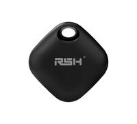RSH Android Air Tracker Tag -1 Pack, Luggage Tracker Tags Works with Google Find Hub App, Bluetooth Tracker Key Finder and Item Locator for Luggage, Backpack, Suitcases, Rechargeable, Black (Type C)