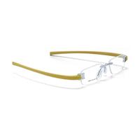 RSINC Rimless frame/eyeglass/Spectacle, Optical, Prescription, For Men And Women, Modern, Unisex, Business, Collage, Fashion, School, Ladies, Sports Silver Yellow 5069-50-18-140 TAG A1