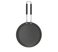 RSK Goods Hard Anodised Non-Stick Tawa with Dual Riveted Handle - 23cm Flat Base Griddle Pan | Scratch-Resistant Surface | Ideal for Roti, Dosa, Pancakes | Gas & Electric Stoves | 4mm Thick