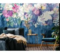 rskjdghshd Abstract Rose Flower Background Wall Mural for Living Room, Bedroom, Cafe, 3D, 430x300cm