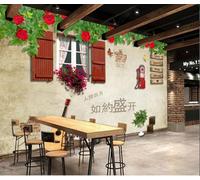 rskjdghshd April in The World Blooms As Promised Window Background Wall-430Cmx300Cm