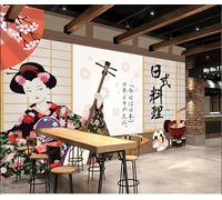 rskjdghshd Japanese Cuisine Sushi Restaurant Catering Background Wall-300Cmx210Cm