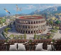 rskjdghshd Wallpaper Hand-Painted City Retro Building Bird Landscape Decoration Painting Coffee Shop Restaurant Mural, 3D, 350x245cm
