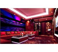 rskjdghshd Wallpaper Purple Cool Infinite 3D Space Theme Music Bar Western Restaurant Background Wall Mural Afternoon Tea Coffee Shop Wallpaper,3D,350x245cm