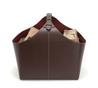 Ørskov - Log Holder, Darkbrown/White - Dark Brown