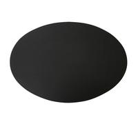 Ørskov Ørskov placemat leather oval 47x34 cm Black