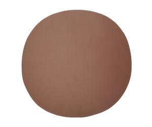 Ørskov Ørskov placemat leather round cognac