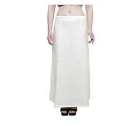 RSMK DECOR Readymade Saree Petticoats (Free Size), Cream, XL