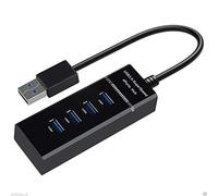 Rsmmpqa 4 Port USB 3.0 Hub Computer USB Multi Interface Splitter USB Distributor One Drive Four Extend High Speed