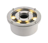 RSN LED Fountain Light LED Underwater Pond Lights 12V DC Warm White IP68 Waterproof Submersible Light for Garden Fountain Pond