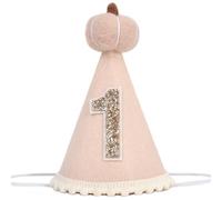 RSOLIET Little Pumpkin 1st Birthday Hat - Fall 1st Birthday Decoration, Our Little Pumpkin,Thanksgiving Decor,boy or girl (Pink)
