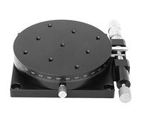 RSP90-L R Axes Trimming Displacement Platform Manual Linear Stage Tuning Sliding Table φ90mm precise Fine Tuning trimming sliding platform for production machinery testing optical