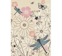 RSPB Card DragonFlies & Flowers