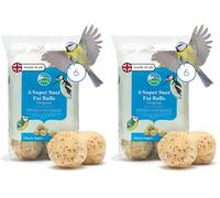 RSPB - Fat Balls for Birds, High Energy Suet Balls, Made in the UK, Delicious and Nutritious Bird Food, Suitable for Year-Round Feeding (12 Pack)