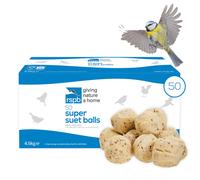 RSPB - Fat Balls for Wild Birds, High Energy Suet Balls, Made in the U