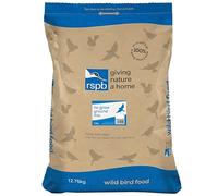 RSPB - No Grow Bird Seed Mix for Wild Birds, Nutritious Wild Bird Food for Small Birds with Sunflower Hearts and Rolled Oats, Made in the UK, Suitable for Year-Round Feeding (12.75kg)