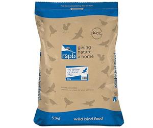 RSPB - No Grow Bird Seed Mix for Wild Birds, Nutritious Wild Bird Food for Small Birds with Sunflower Hearts and Rolled Oats, Made in the UK, Suitable for Year-Round Feeding (5.5kg)