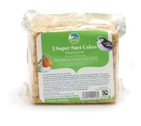 RSPB Super Suet Cakes Mealworm Wild Bird Food - 3 x 280g