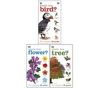 RSPB What's That Guides Collection 3 Books Set By DK (RSPB What's that Bird?, What's that Flower?, What's that Tree?)