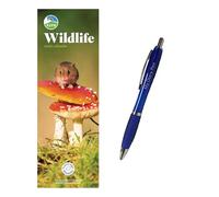 RSPB Wildlife Slim Calendar 2026 + EXCLUSIVE LIMITED EDITION PEN
