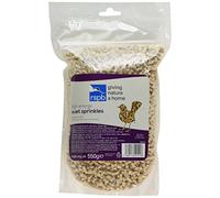 RSPB High Energy Sprinkles Wild Bird Food, 550 grams, Contains Premium UK Suet, mixed with Raisins, Nyjer Seed & Sunflower Hearts, Supporting the RSPB Charity in Resealable & Recyclable Pouch