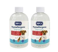 RSPCA 2 x 500ml Hypoallergenic dog shampoo - Safe for all dogs and puppies over 8 weeks old, Clear