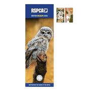 RSPCA British Wildlife Slim Calendar 2026 + FSC ECO-FRIENDLY DIARY