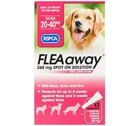 RSPCA FleaAway Spot-on Solution for Large Dogs, 268 mg Pink
