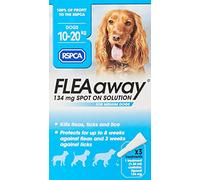 RSPCA FleaAway Spot On Solution for Medium Dogs, 134 mg