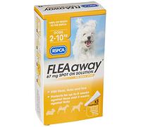 RSPCA FleaAway Spot On Solution for Small Dogs, 67 mg Yellow